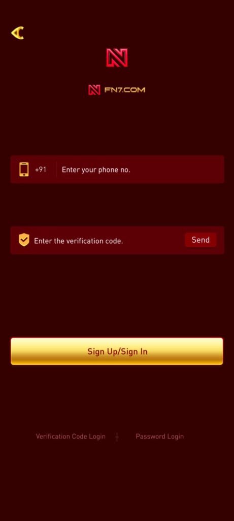 FN7 Game APK download guide 2026 with welcome bonus and Android gaming interface
